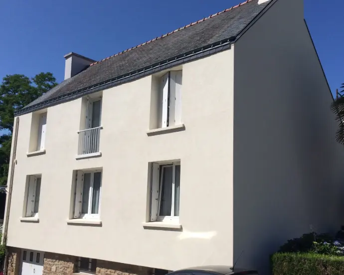 ITE maison PSE Gris taloché